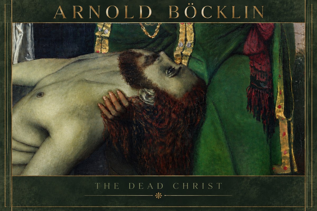 Arnold Böcklin The Dead Christ No6 - Juliste