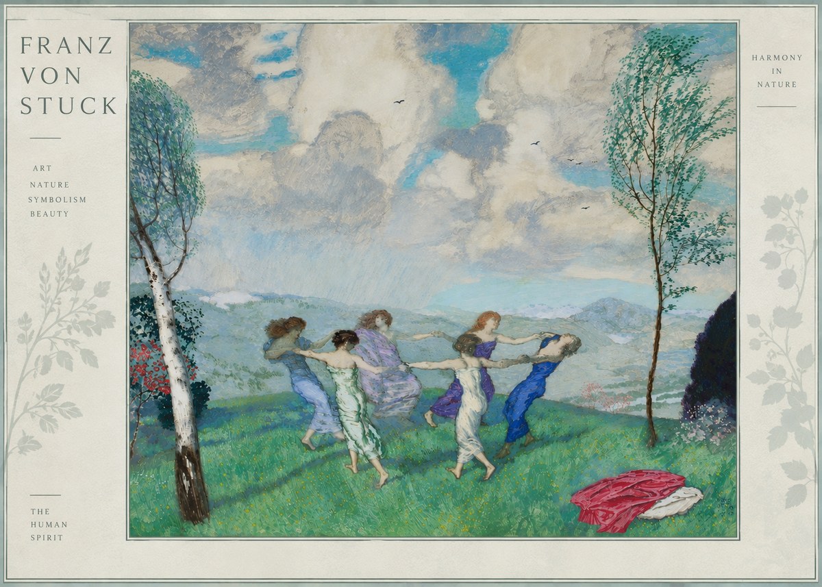 Franz von Stuck Spring Dance No5 - Juliste