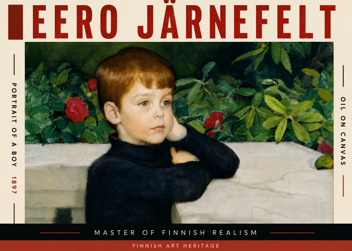 Eero Järnefelt Portrait of a Boy No5 - Juliste