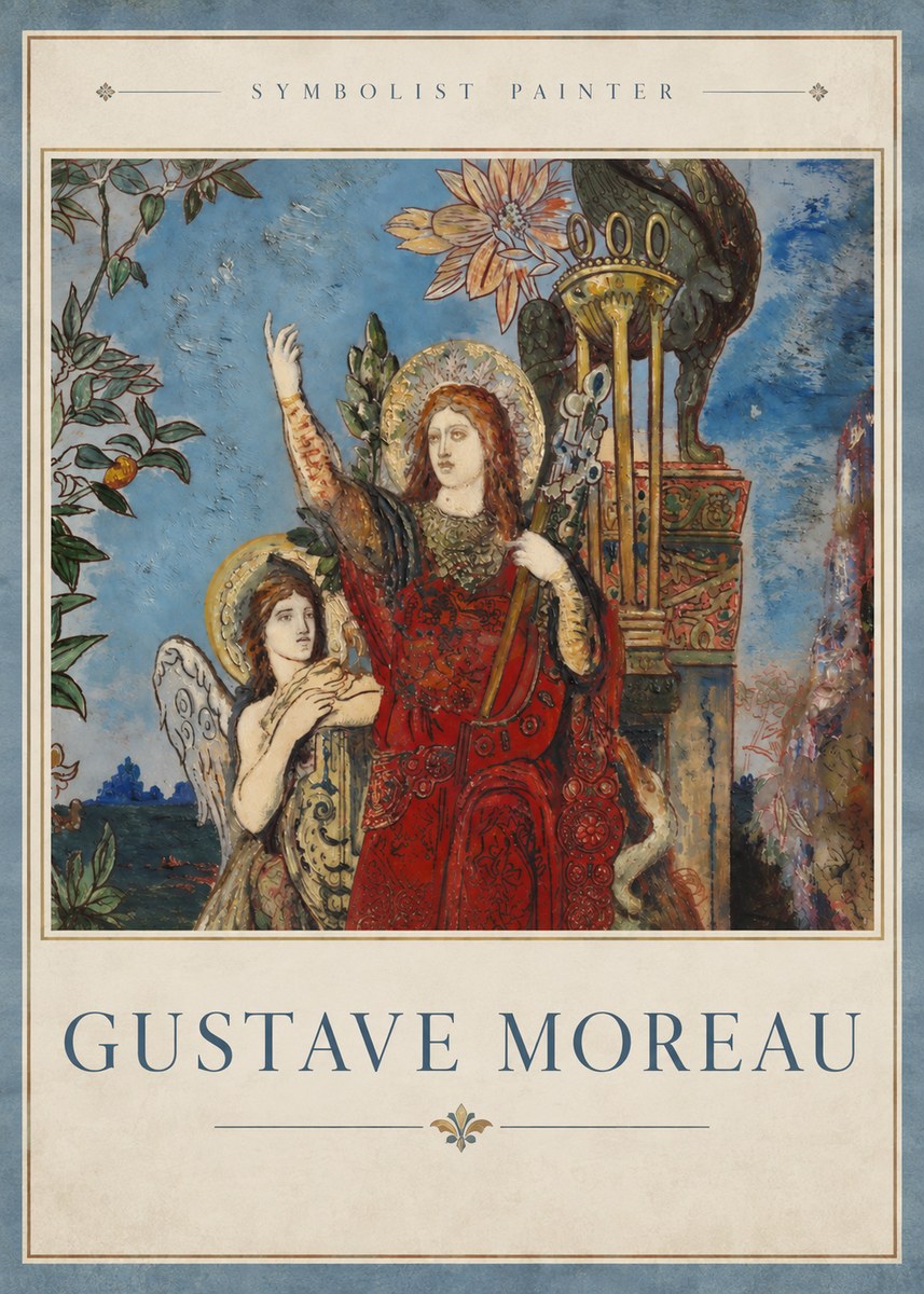 Gustave Moreau The Apparition I No2 - Juliste