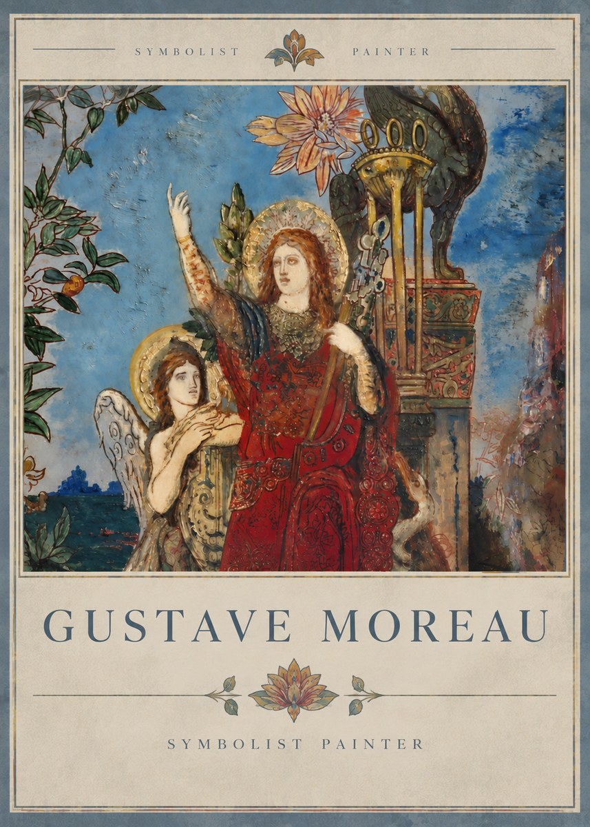Gustave Moreau The Apparition I No5 - Juliste