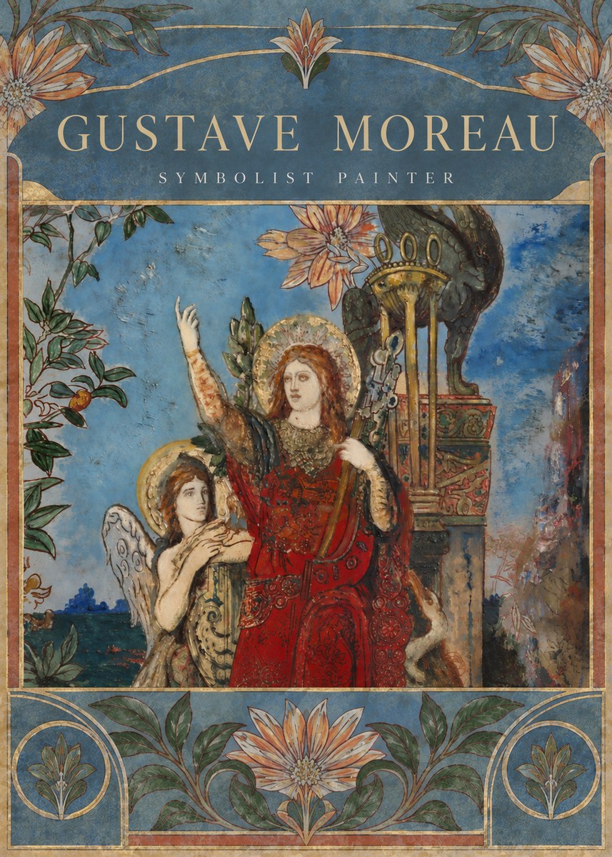 Gustave Moreau The Apparition I No6 - Juliste