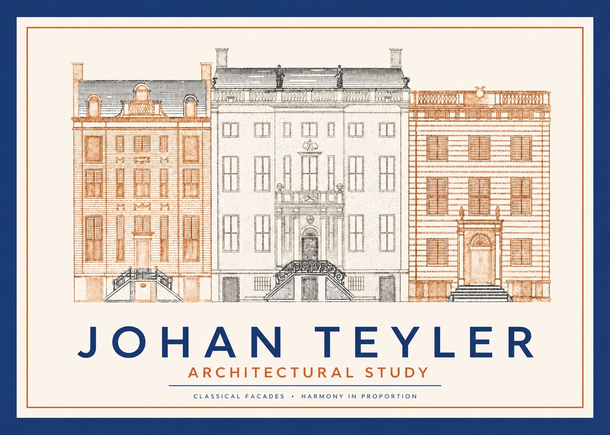 Johan Teyler Architectural Study I No2 - Juliste