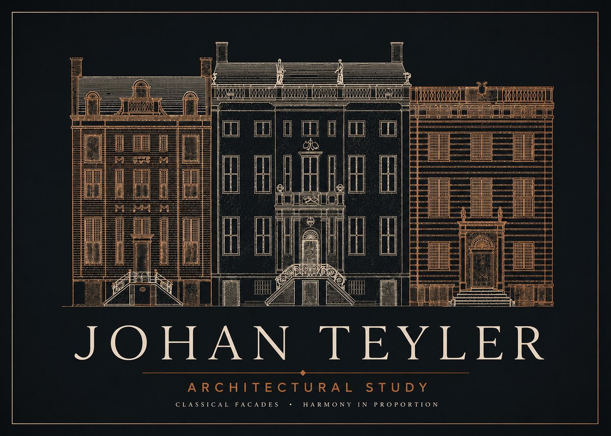Johan Teyler Architectural Study I No5 - Juliste