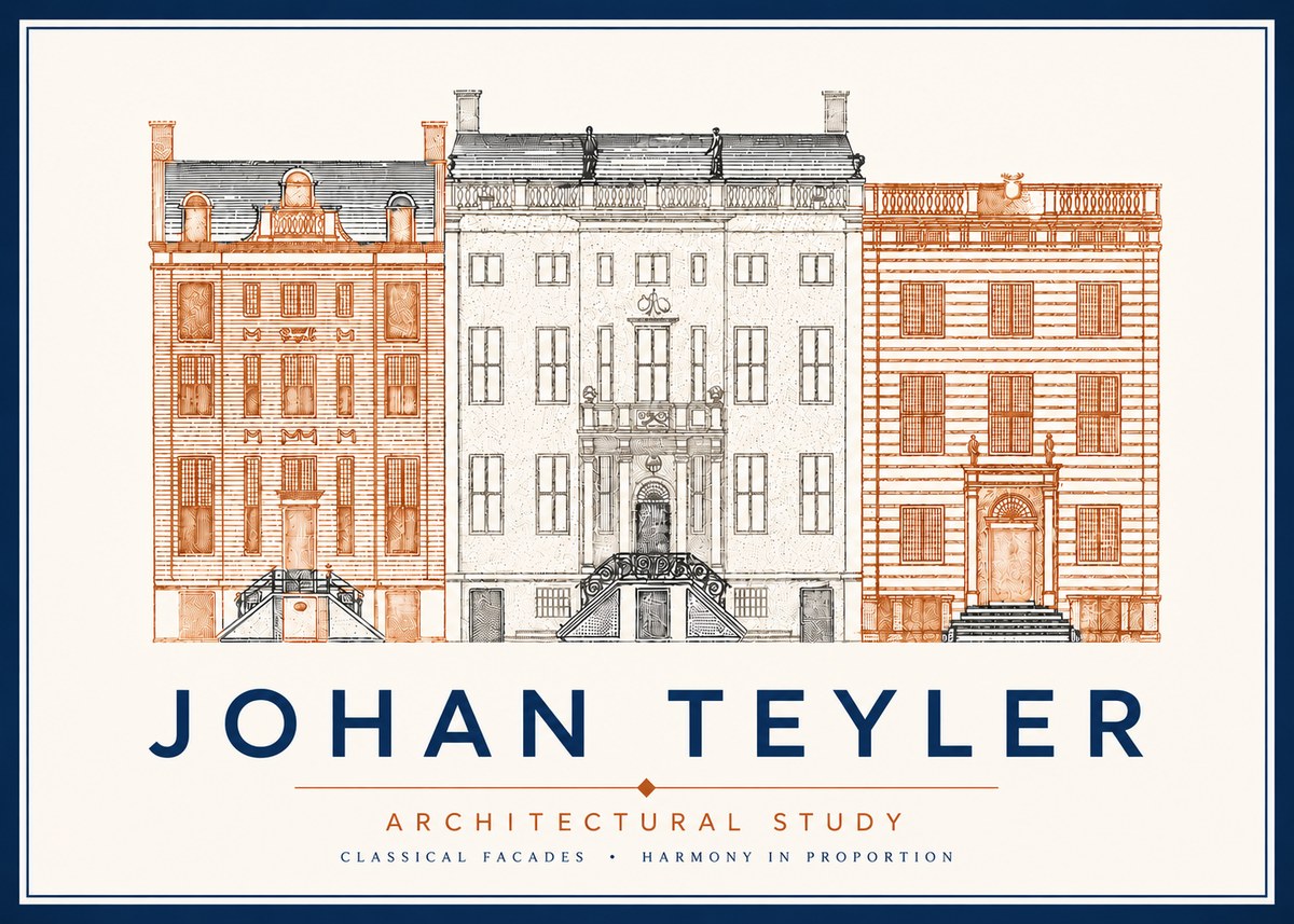 Johan Teyler Architectural Study I No6 - Juliste