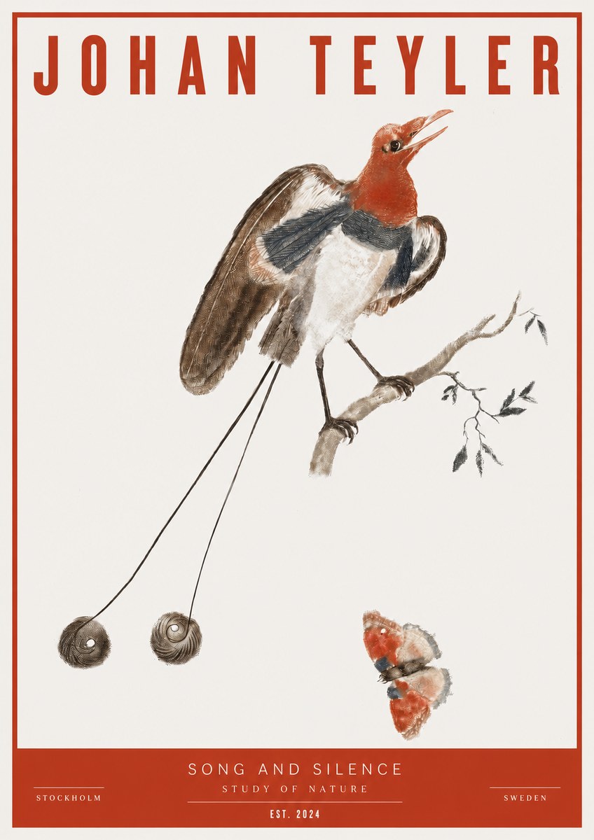 Johan Teyler Song and Silence - Study of Nature No2 - Juliste