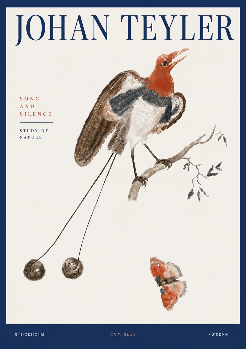 Johan Teyler Song and Silence - Study of Nature No3 - Juliste