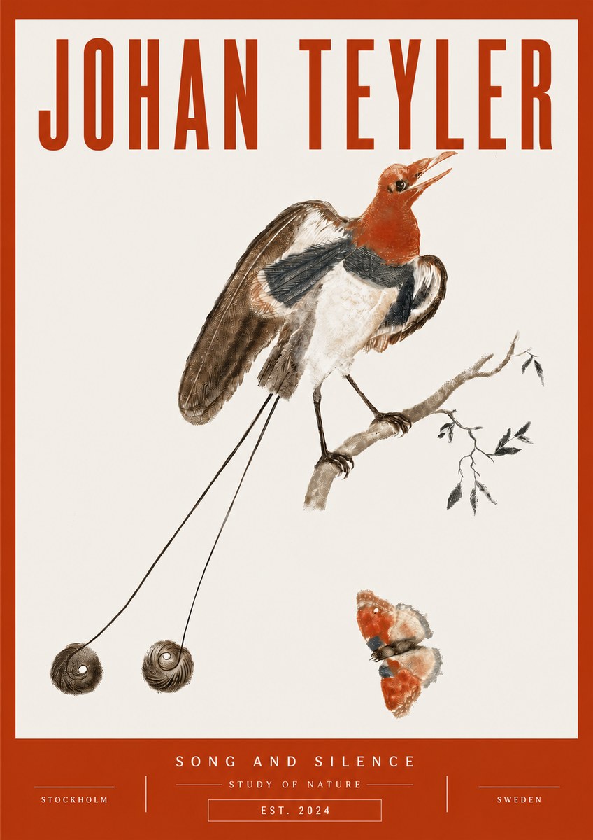 Johan Teyler Song and Silence - Study of Nature No5 - Juliste