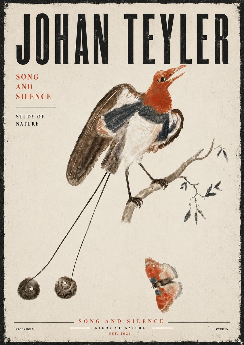 Johan Teyler Song and Silence - Study of Nature No6 - Juliste