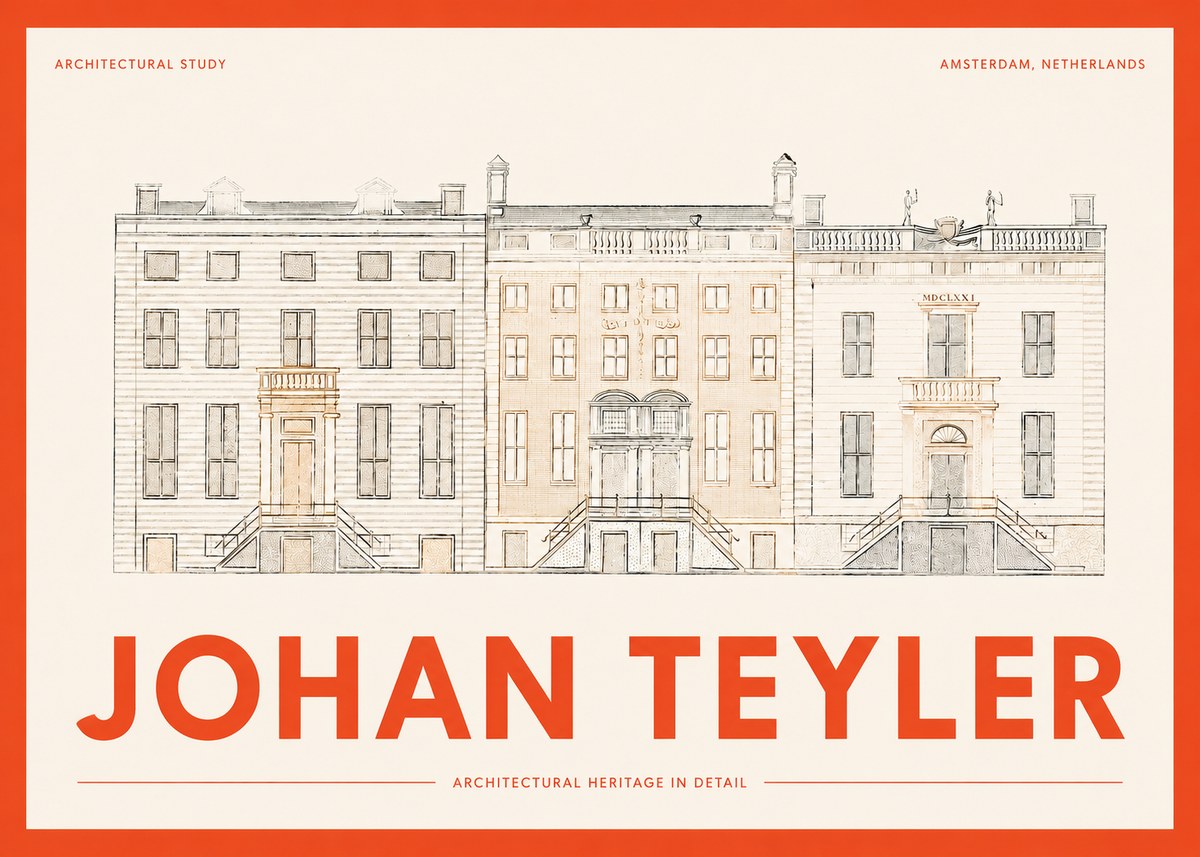 Johan Teyler Architectural Study II No2 - Juliste