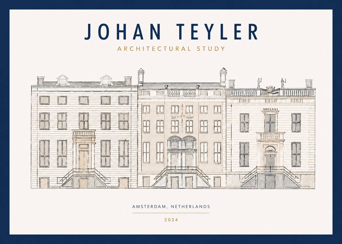 Johan Teyler Architectural Study II No3 - Juliste