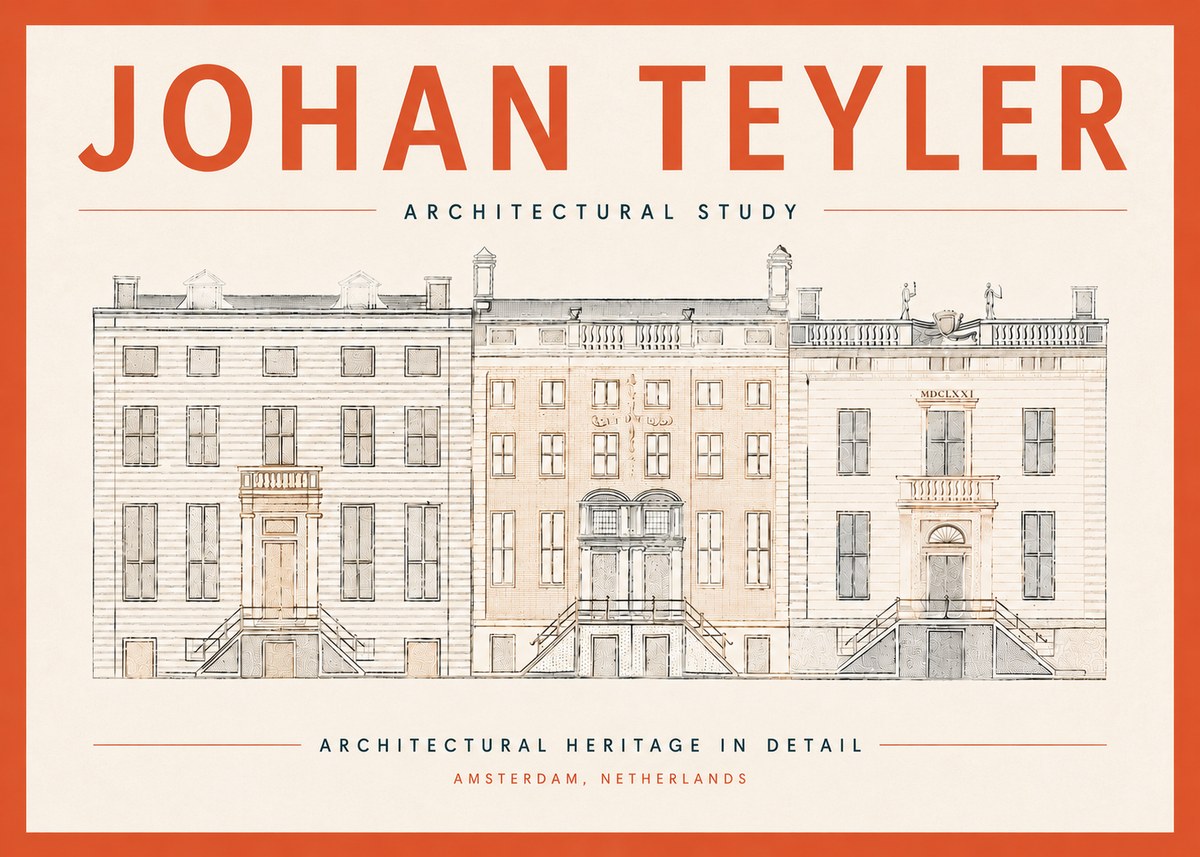 Johan Teyler Architectural Study II No5 - Juliste