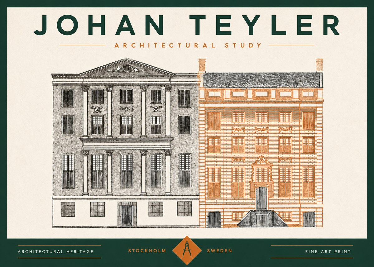 Johan Teyler Architectural Study III No2 - Juliste