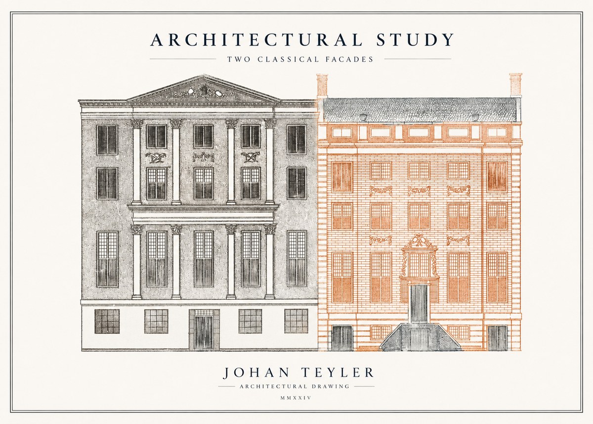 Johan Teyler Architectural Study III No5 - Juliste