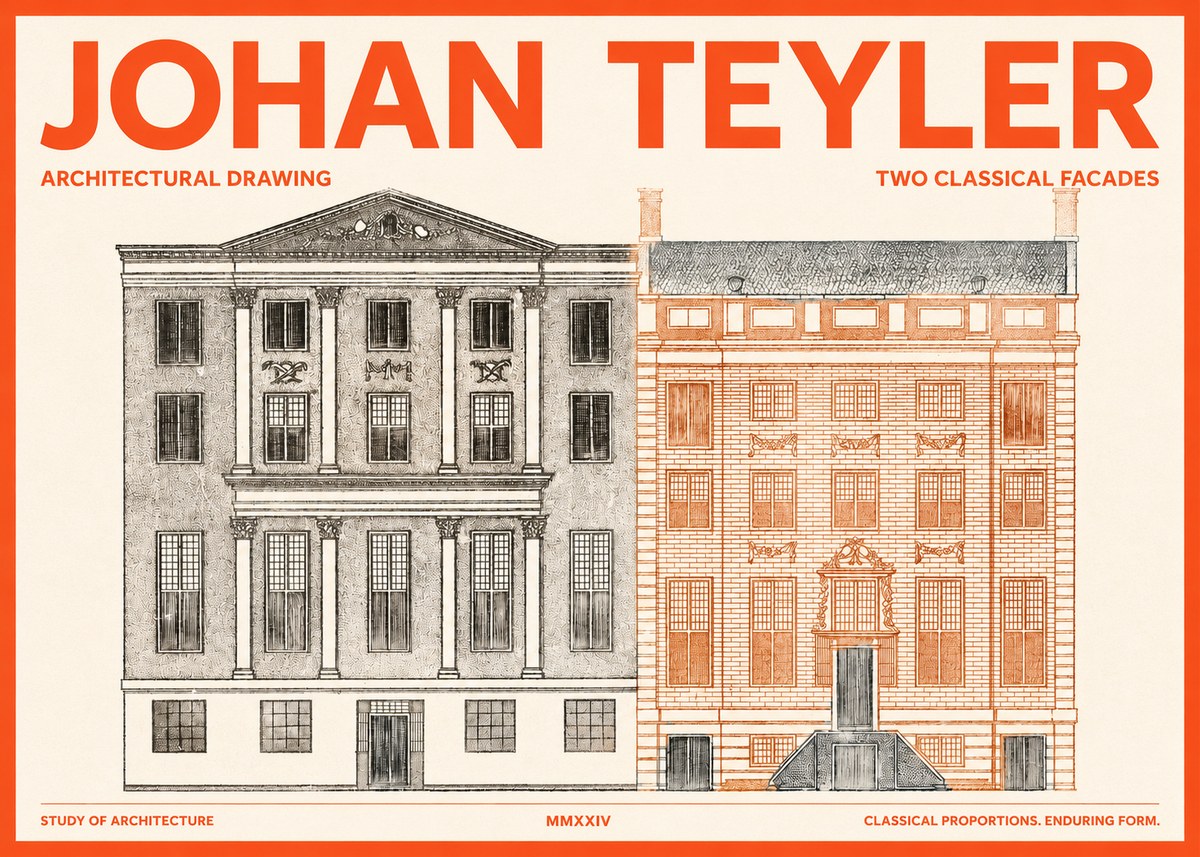 Johan Teyler Architectural Study III No6 - Juliste