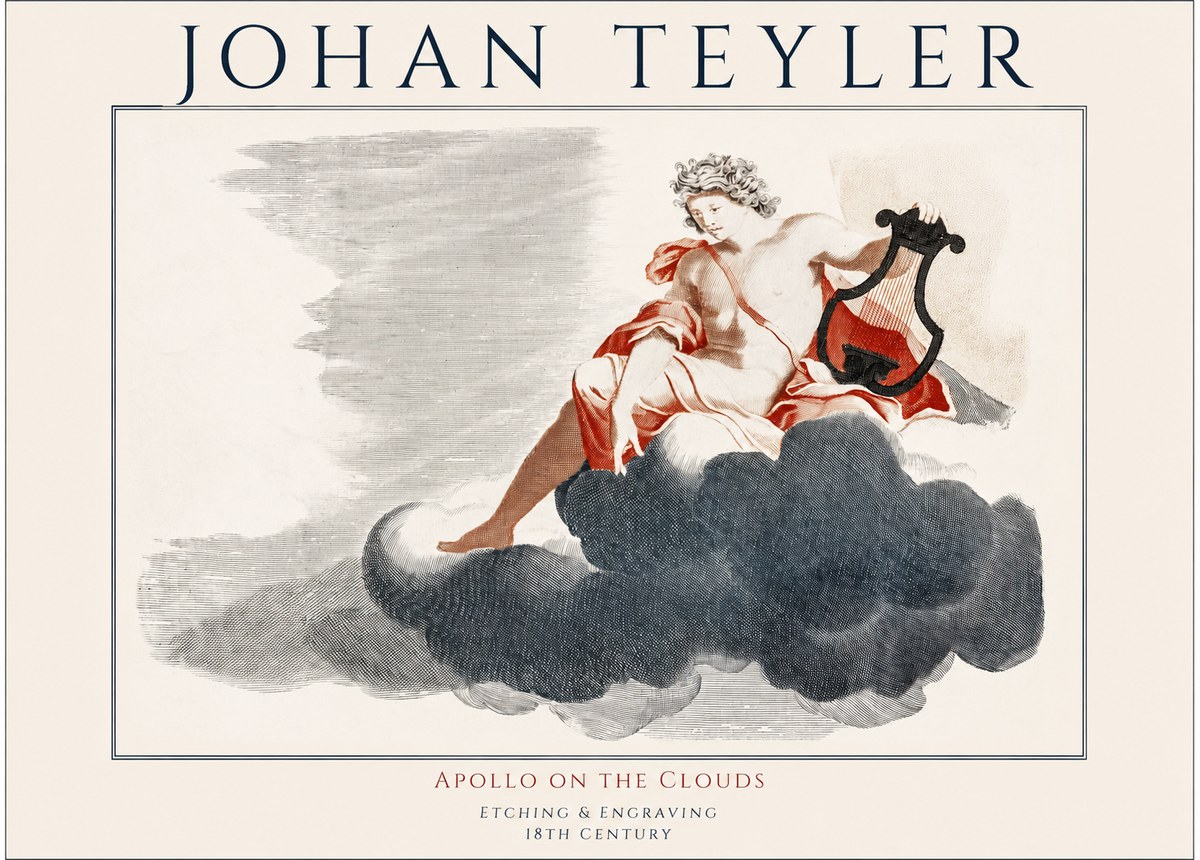 Johan Teyler Apollo on the Clouds No1 - Juliste