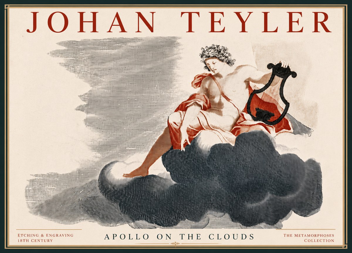 Johan Teyler Apollo on the Clouds No6 - Juliste