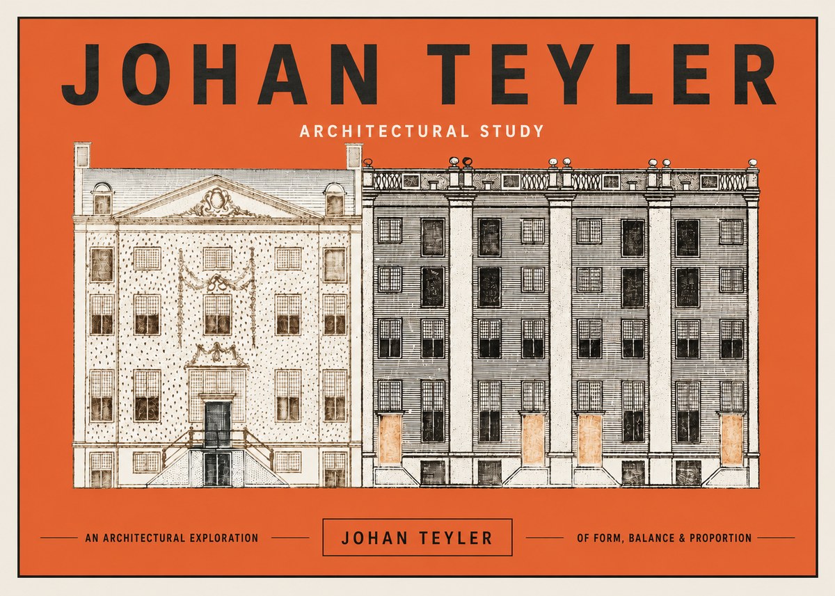 Johan Teyler Architectural Study IV No2 - Juliste
