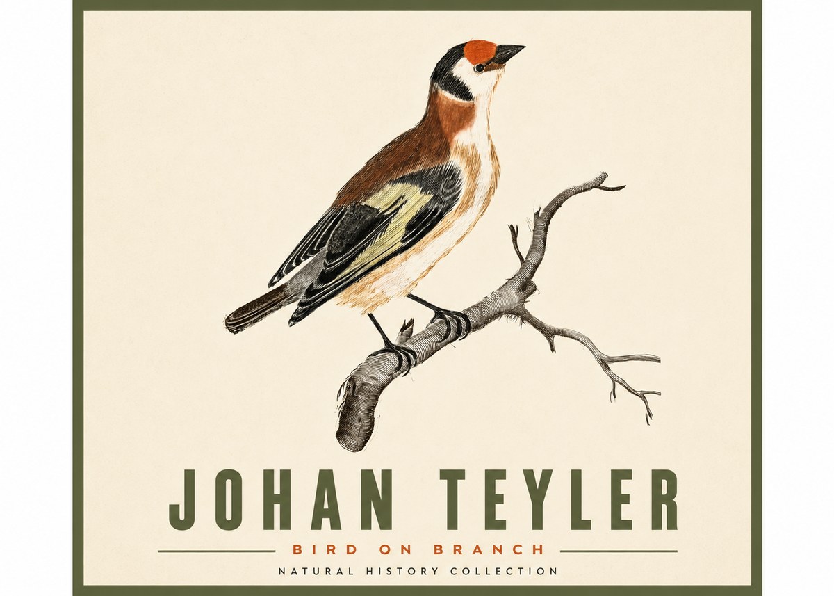 Johan Teyler Song of the Finch No5 - Juliste