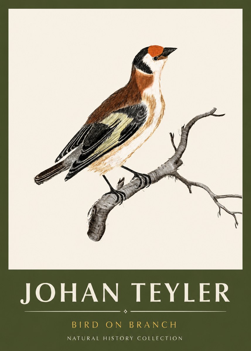 Johan Teyler Song of the Finch No6 - Juliste