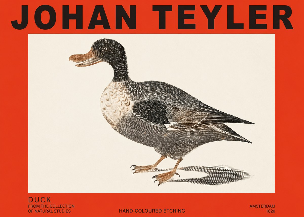 Johan Teyler Duck I No2 - Juliste