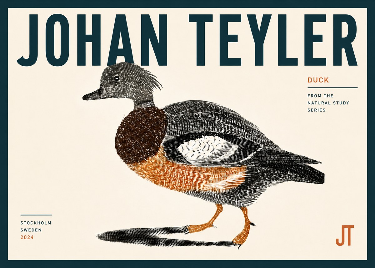Johan Teyler Duck II No4 - Juliste