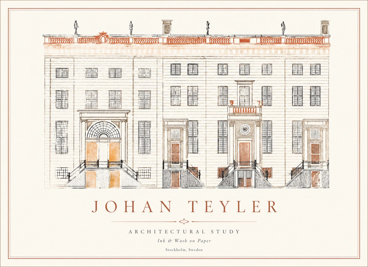 Johan Teyler Architectural Study VI No1 - Juliste