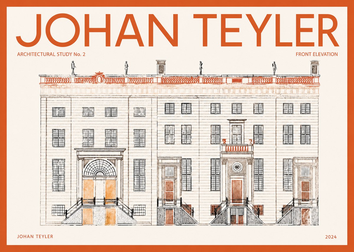 Johan Teyler Architectural Study VI No3 - Juliste