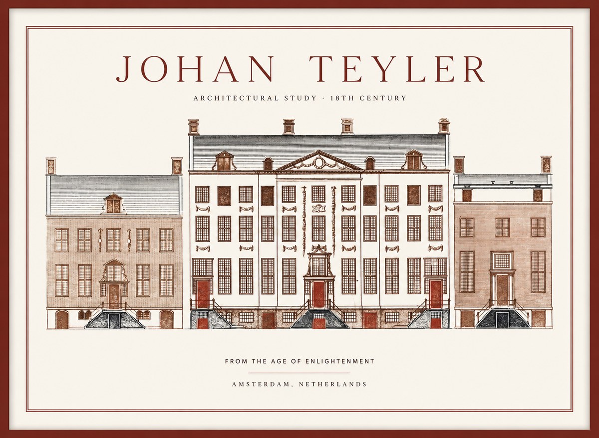 Johan Teyler Architectural Study VII No1 - Juliste