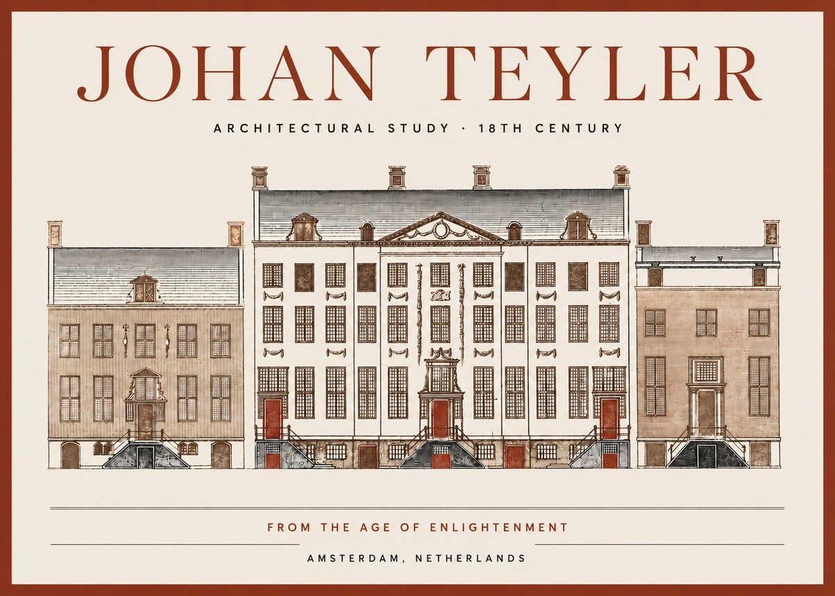 Johan Teyler Architectural Study VII No4 - Juliste