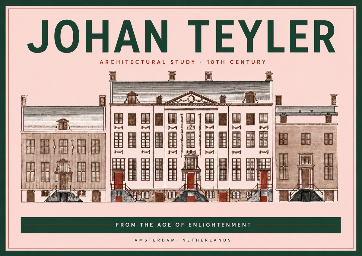 Johan Teyler Architectural Study VII No5 - Juliste