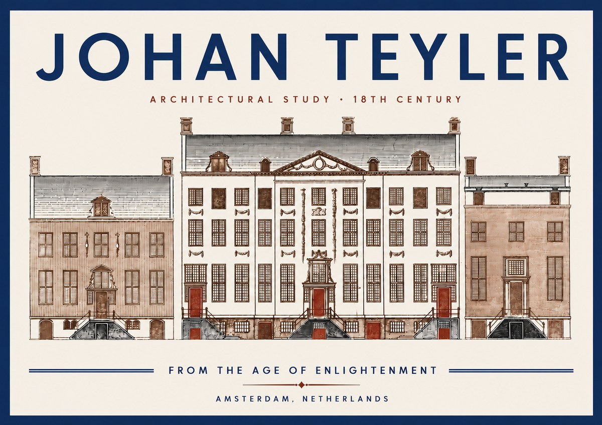 Johan Teyler Architectural Study VII No6 - Juliste