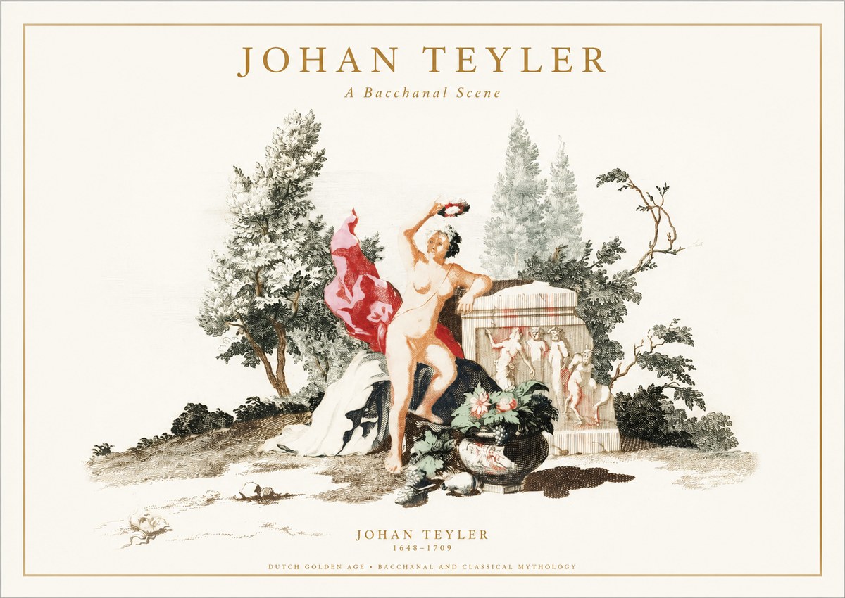 Johan Teyler A Bacchanal Scene No1 - Juliste