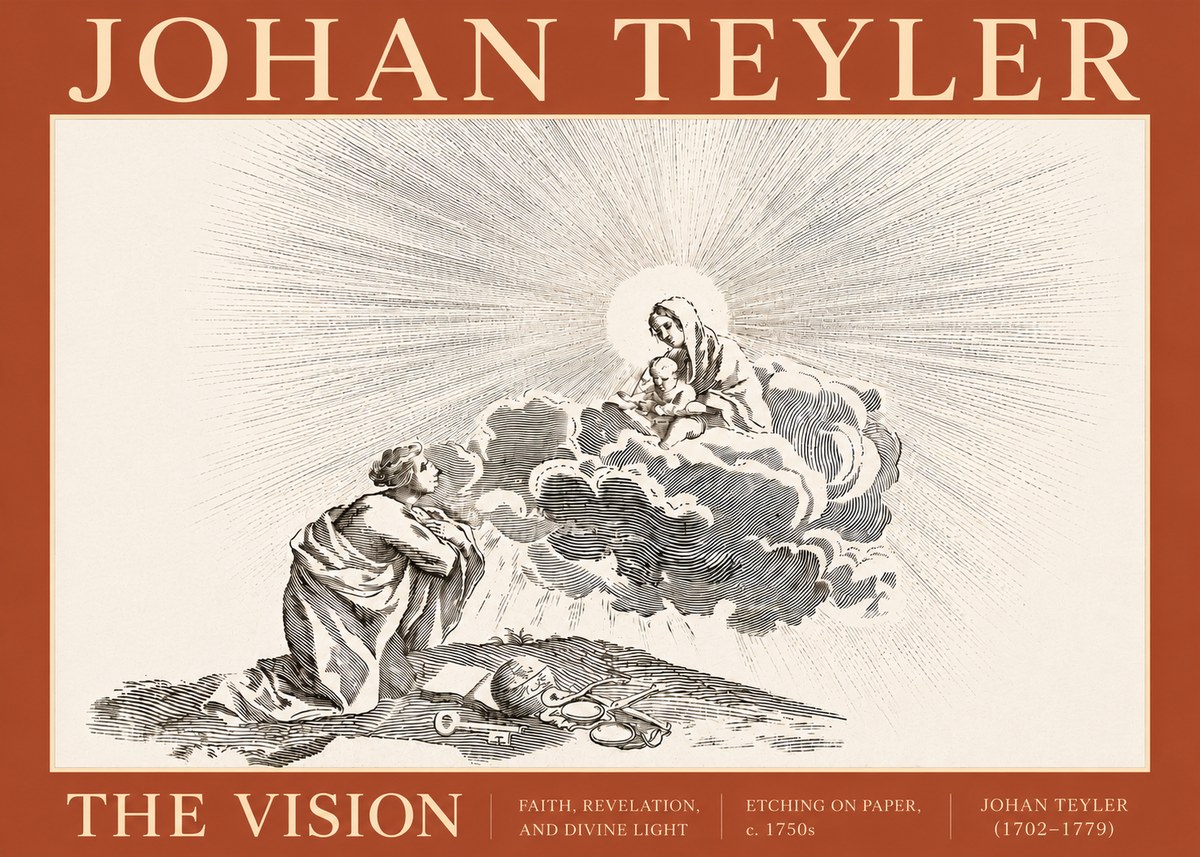 Johan Teyler The Vision No4 - Juliste