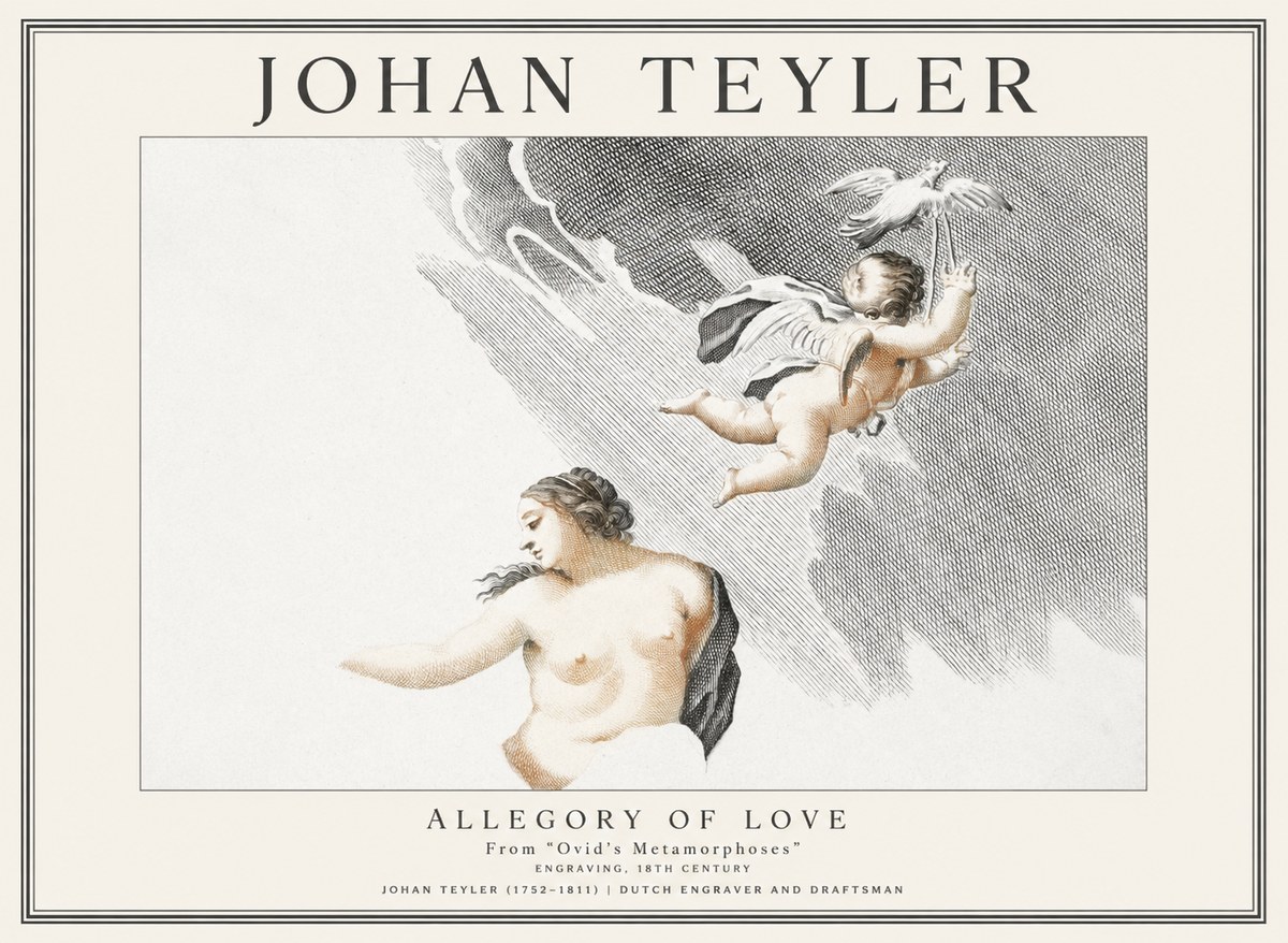 Johan Teyler Allegory of Love No1 - Juliste