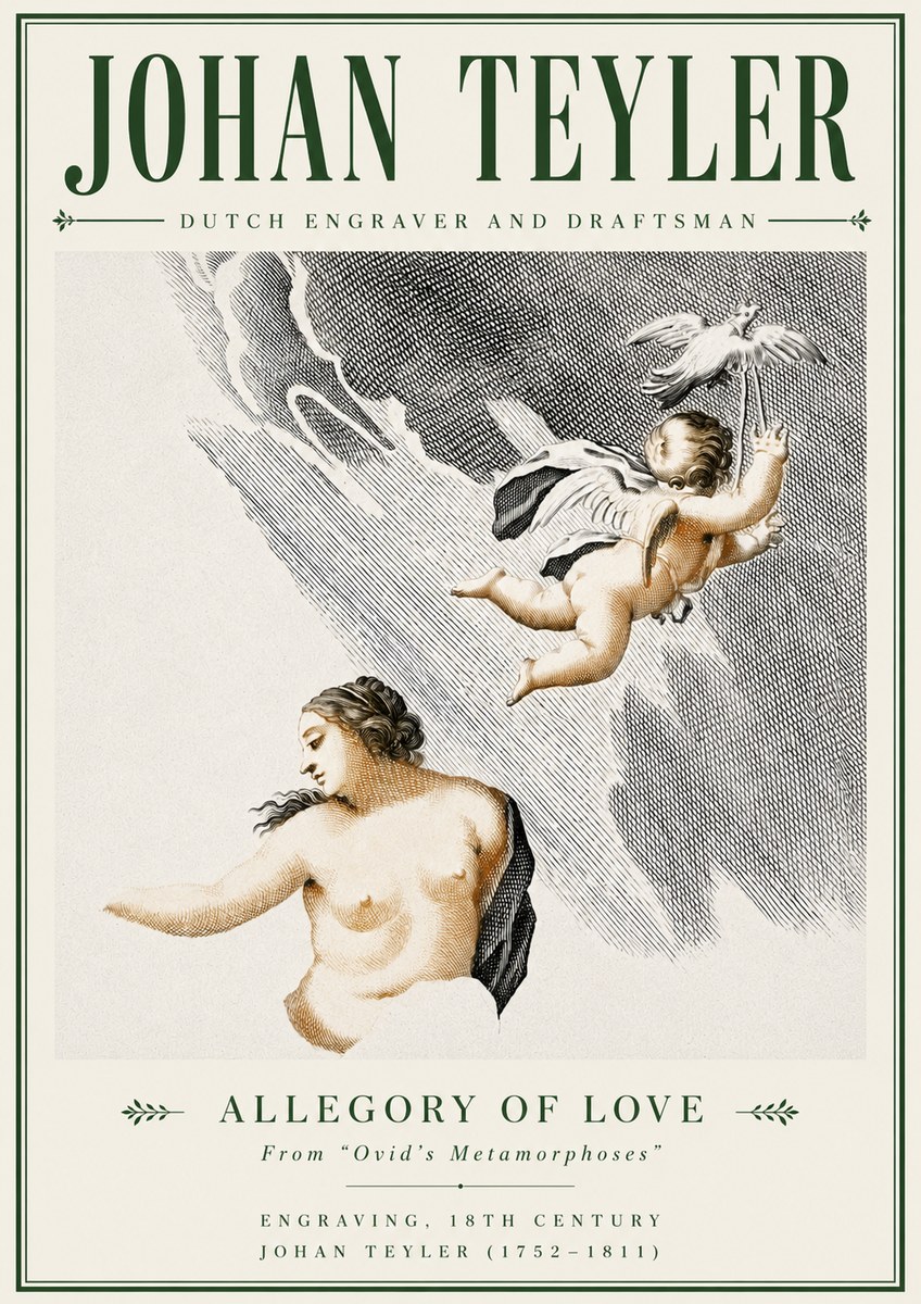Johan Teyler Allegory of Love No4 - Juliste