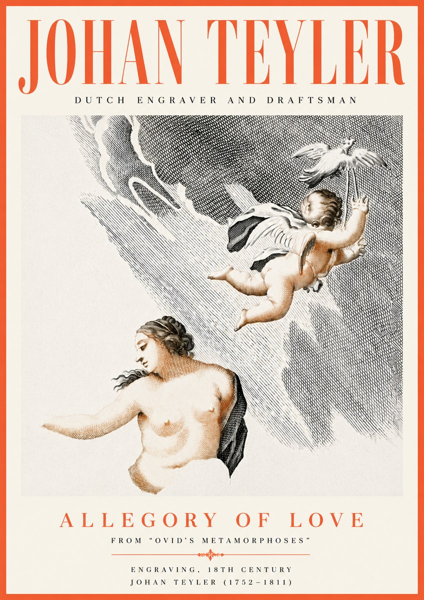 Johan Teyler Allegory of Love No6 - Juliste