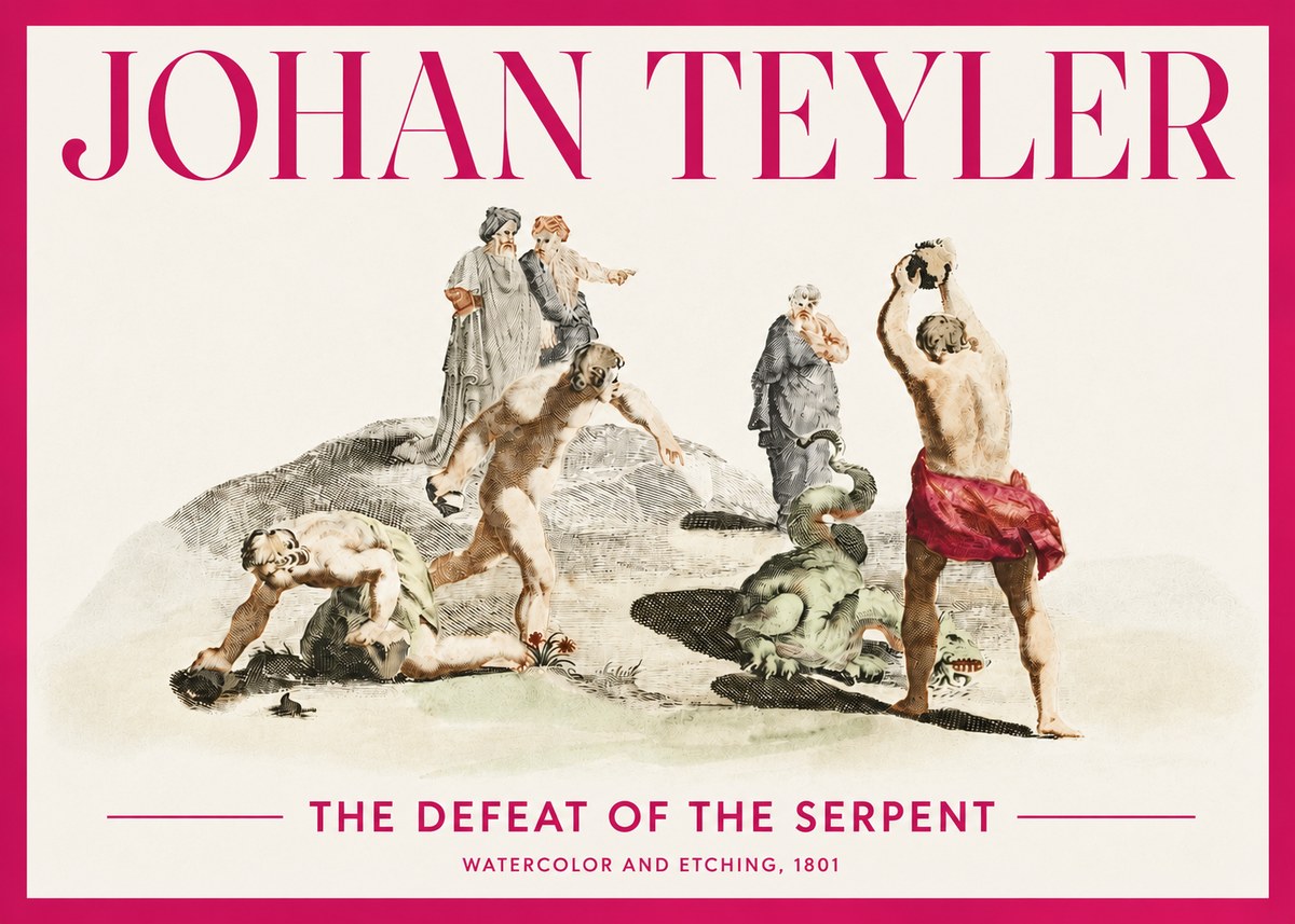 Johan Teyler Study of Ulysses and Polyphemus No4 - Juliste