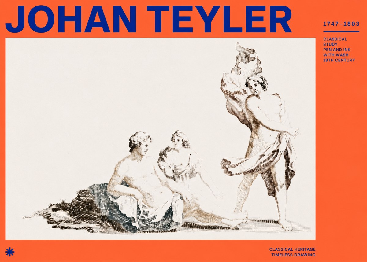 Johan Teyler Classical Study I No2 - Juliste