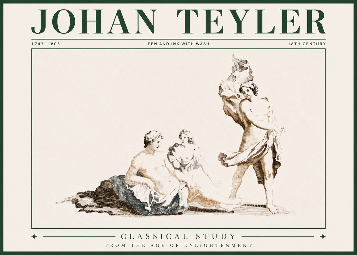 Johan Teyler Classical Study I No3 - Juliste