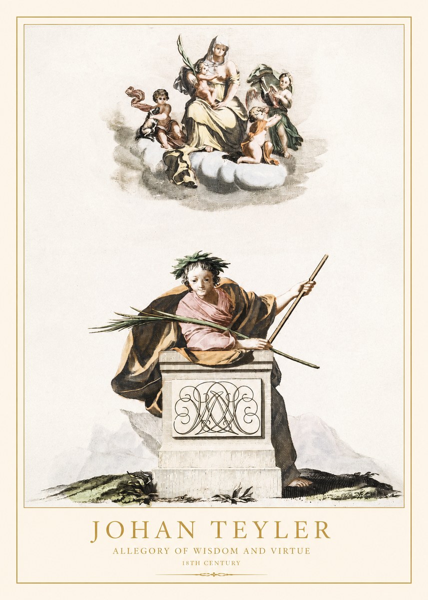Johan Teyler Allegory of Wisdom and Virtue No1 - Juliste