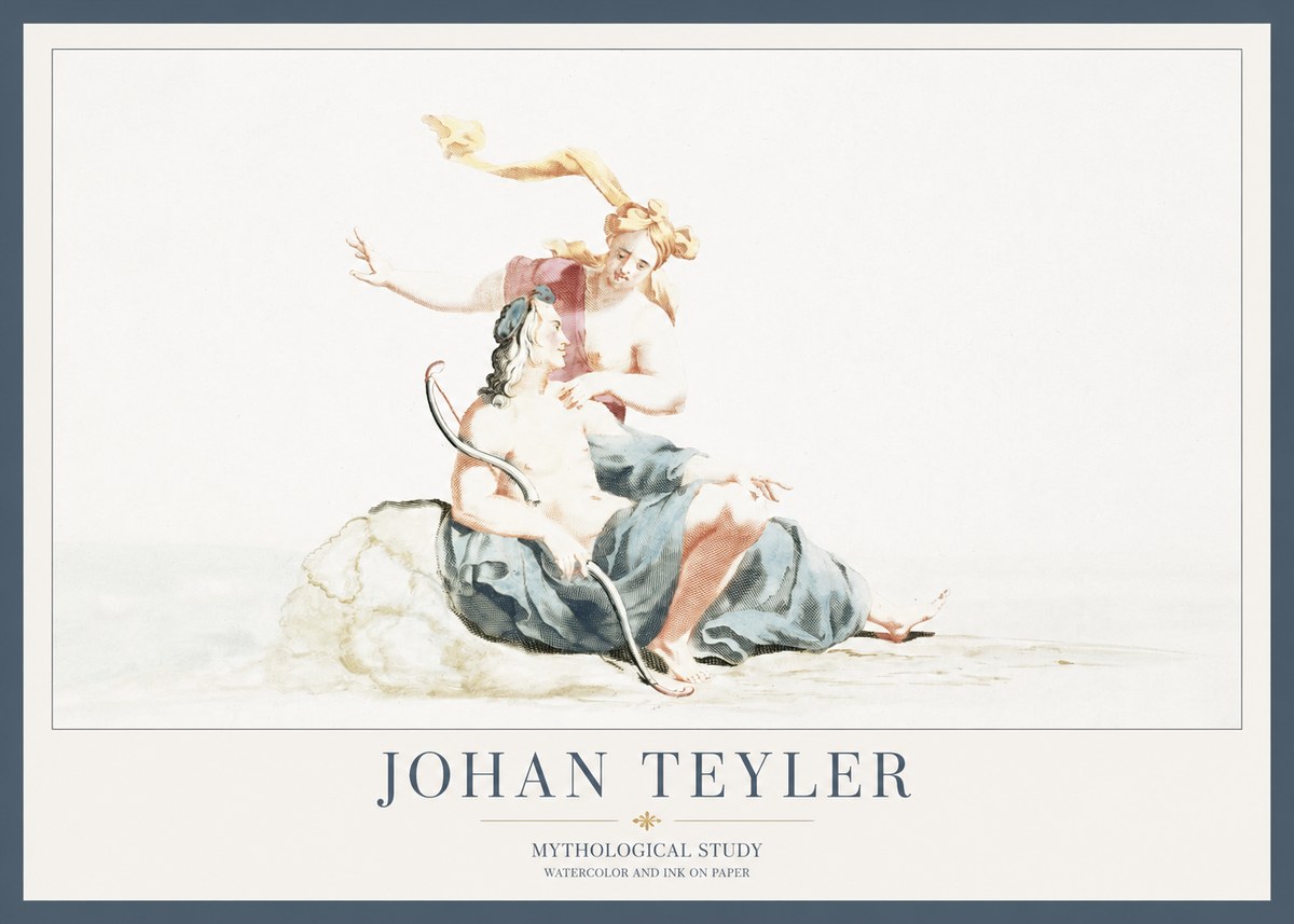 Johan Teyler Mythological Study No2 - Juliste