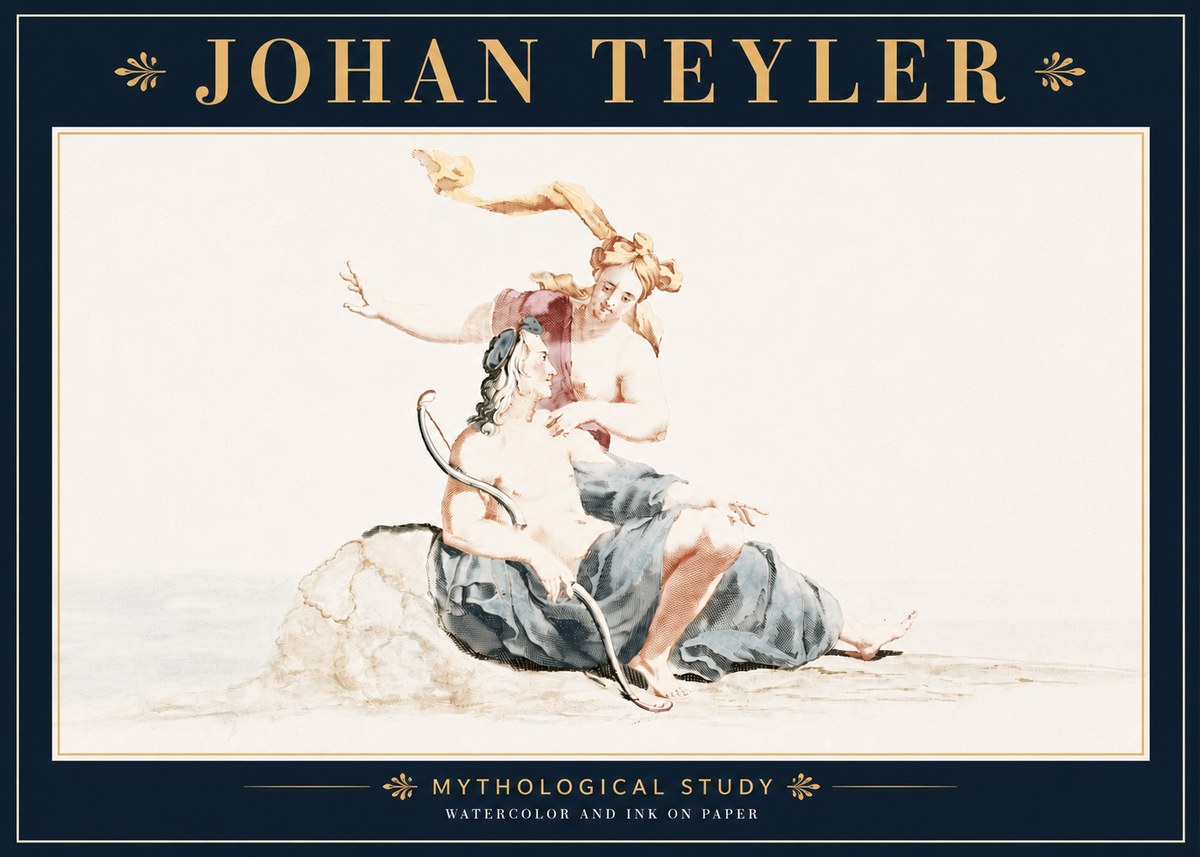 Johan Teyler Mythological Study No5 - Juliste