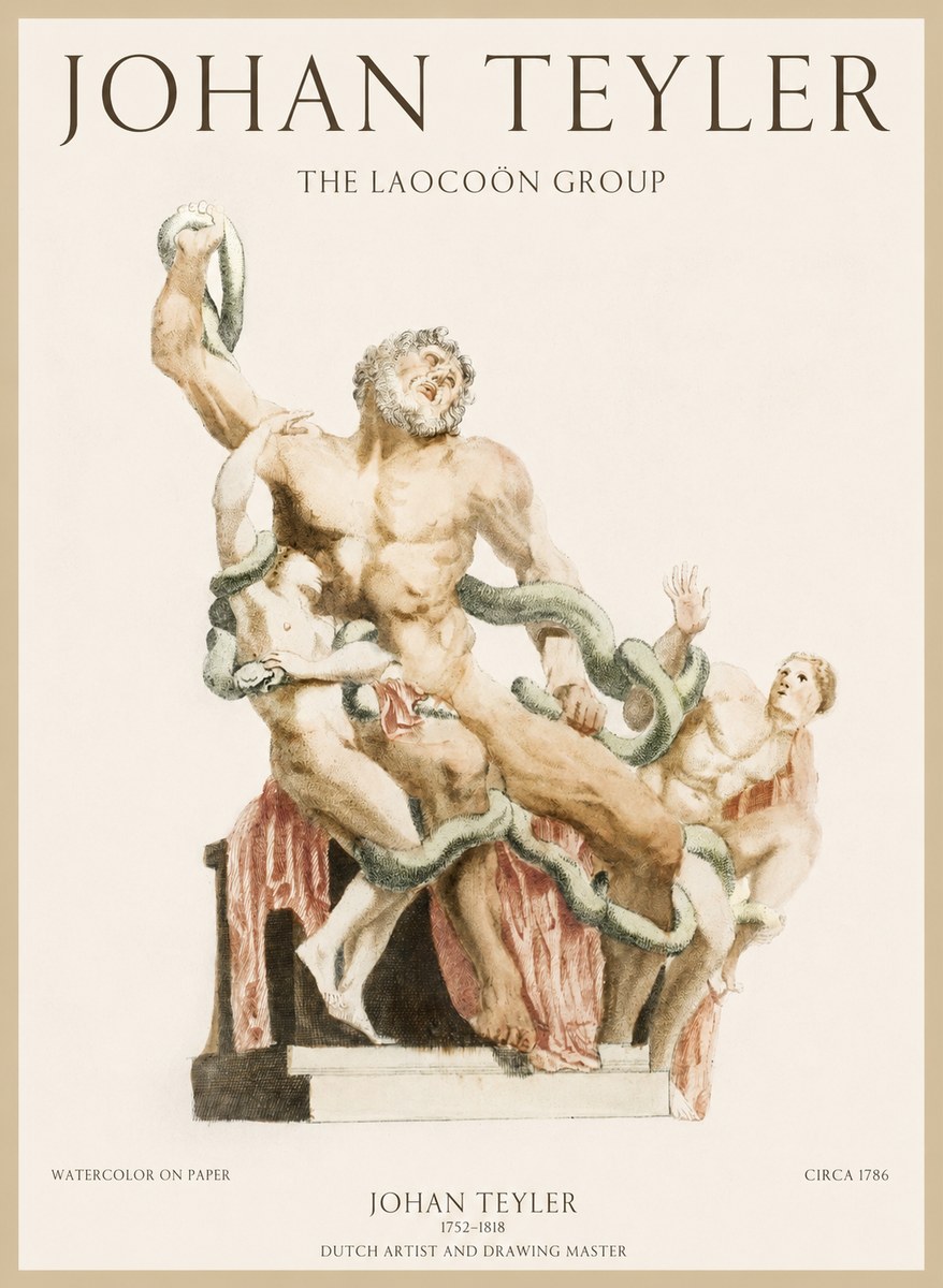 Johan Teyler The Laocoön Group No1 - Juliste