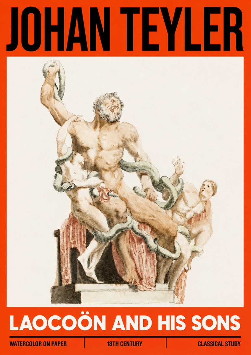 Johan Teyler The Laocoön Group No6 - Juliste