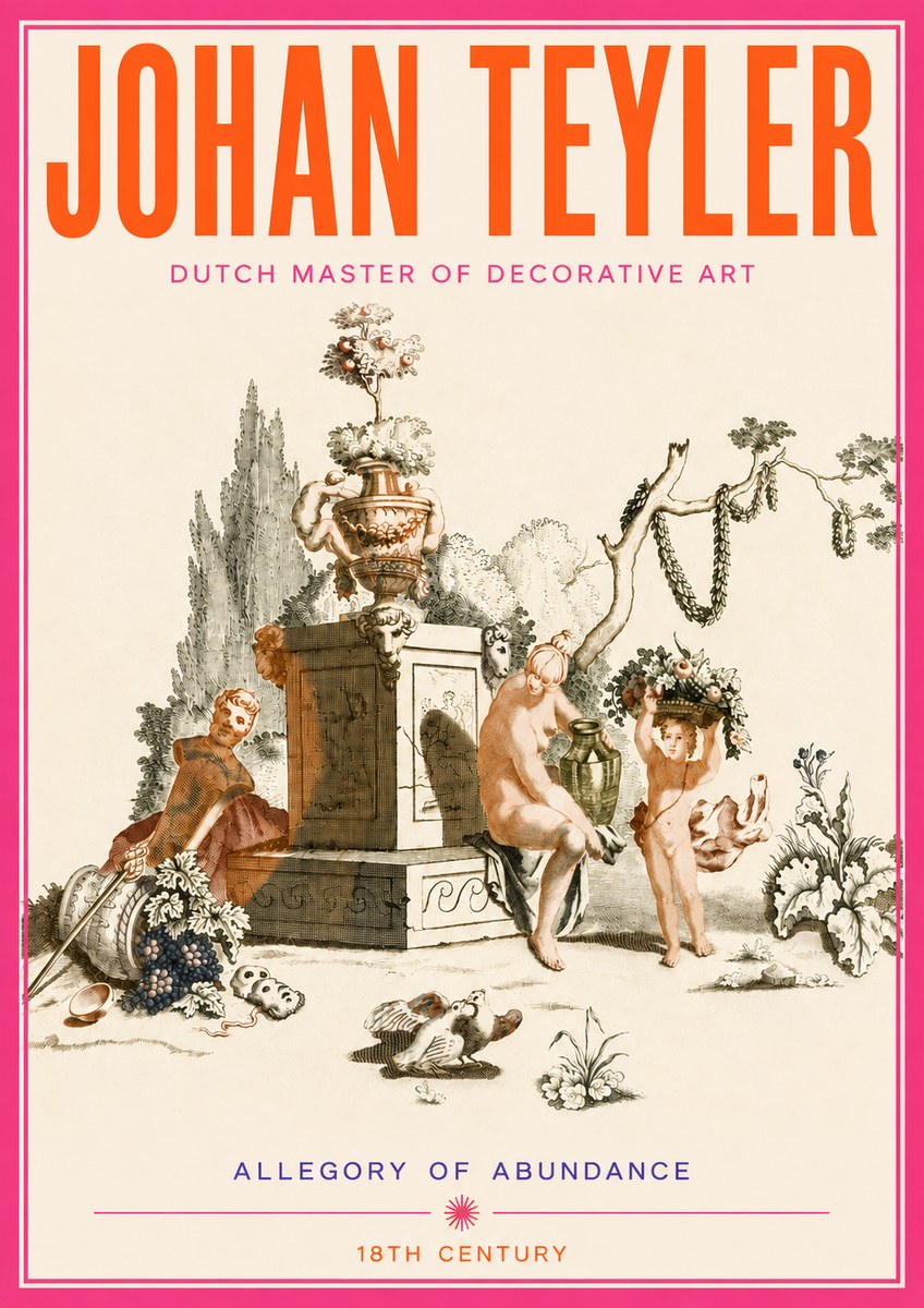 Johan Teyler Allegory of Abundance No4 - Juliste