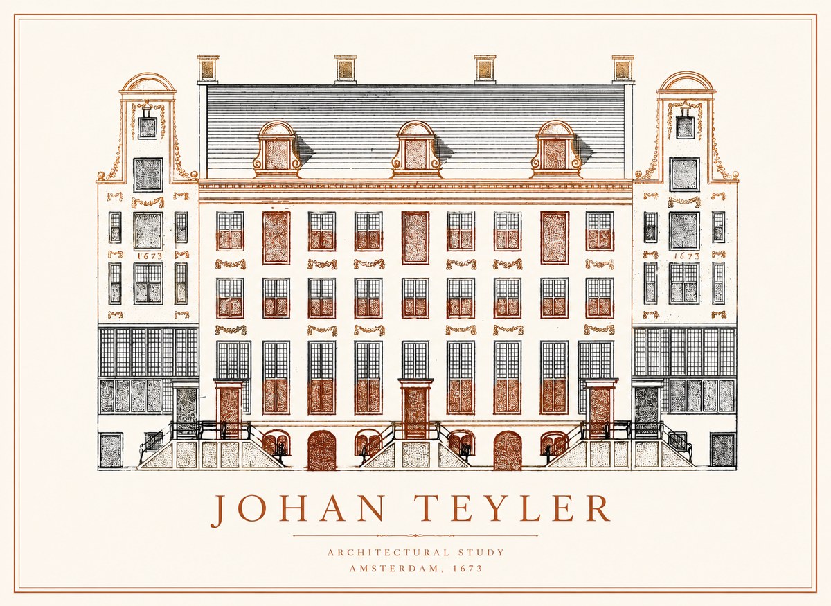 Johan Teyler Architectural Study VIII No1 - Juliste