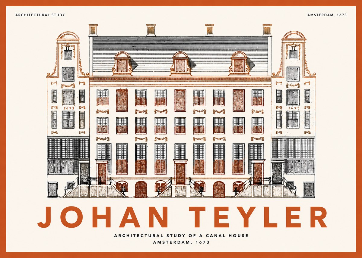 Johan Teyler Architectural Study VIII No2 - Juliste
