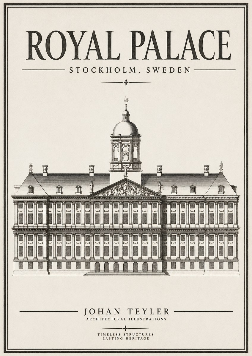 Johan Teyler Royal Palace No2 - Juliste