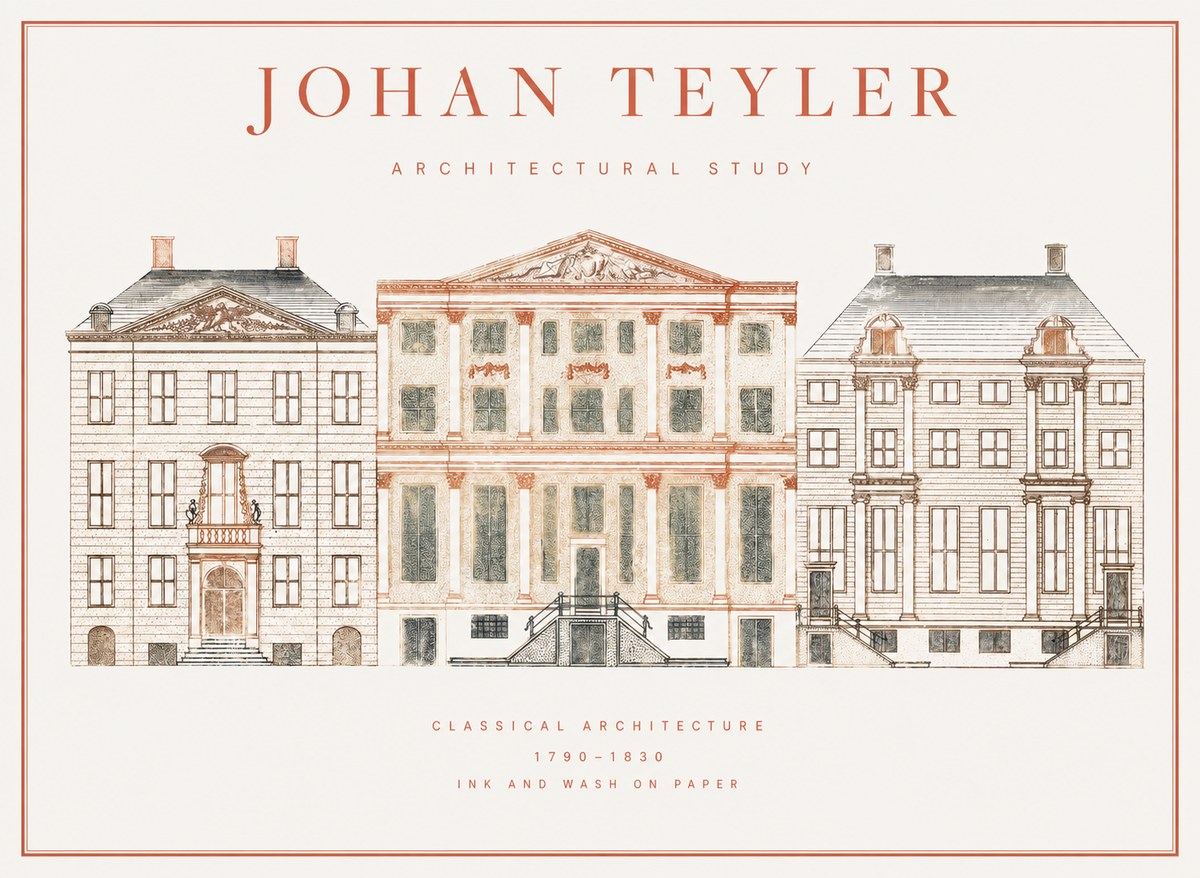 Johan Teyler Architectural Study IX No1 - Juliste